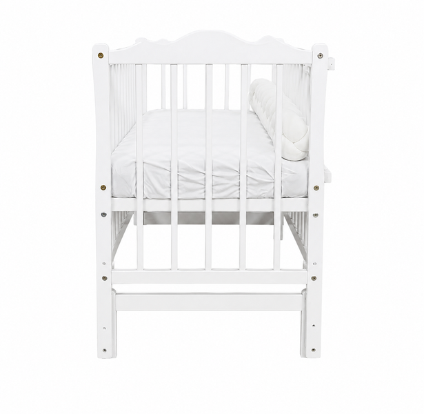 Ліжко дитяче Baby Comfort Малюк з маятником білий 09875 фото
