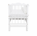 Ліжко дитяче Baby Comfort Малюк з маятником білий 09875 фото 5
